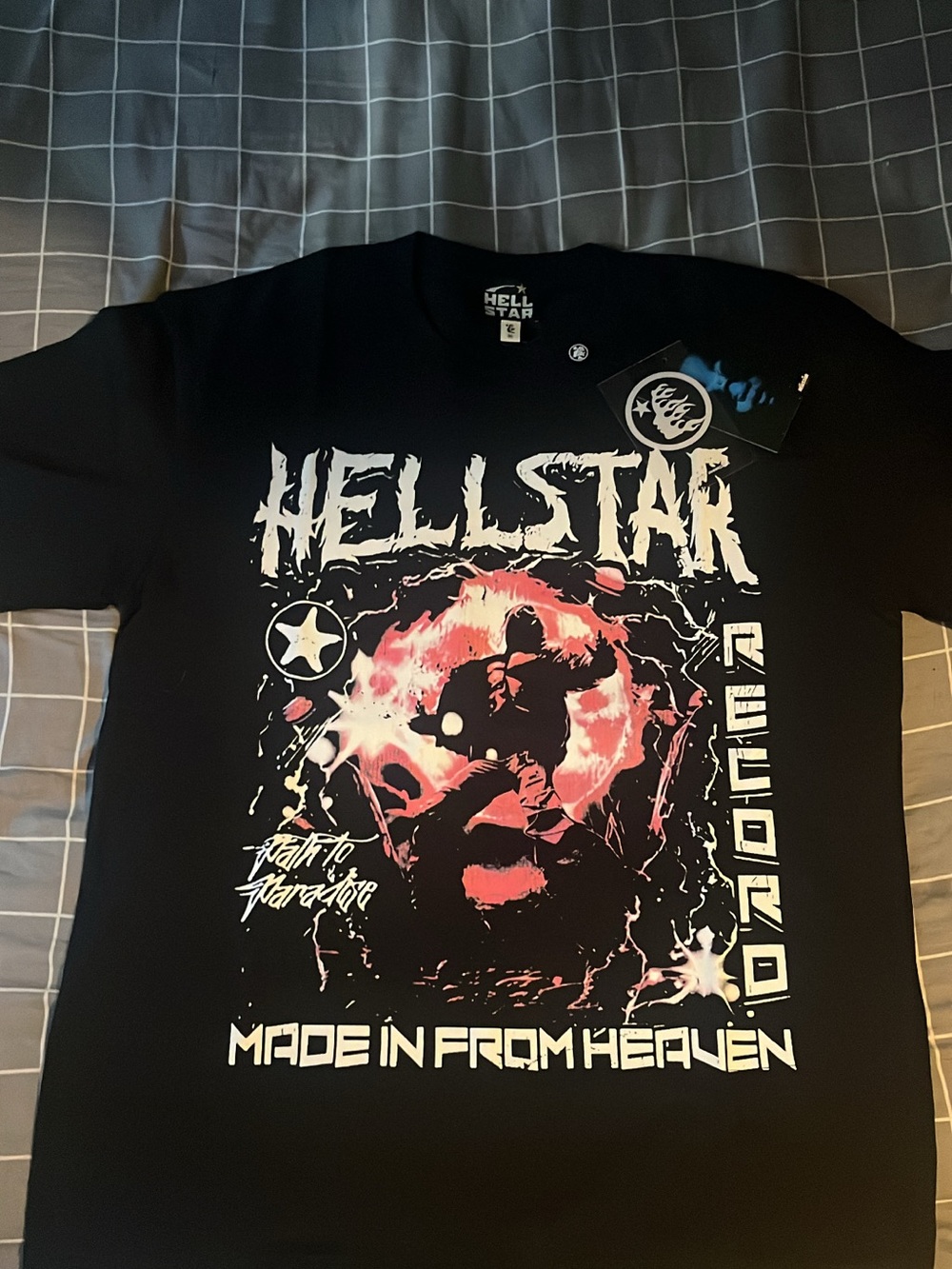 Hellstar Men’s Black Graphic Short Sleeve Tee